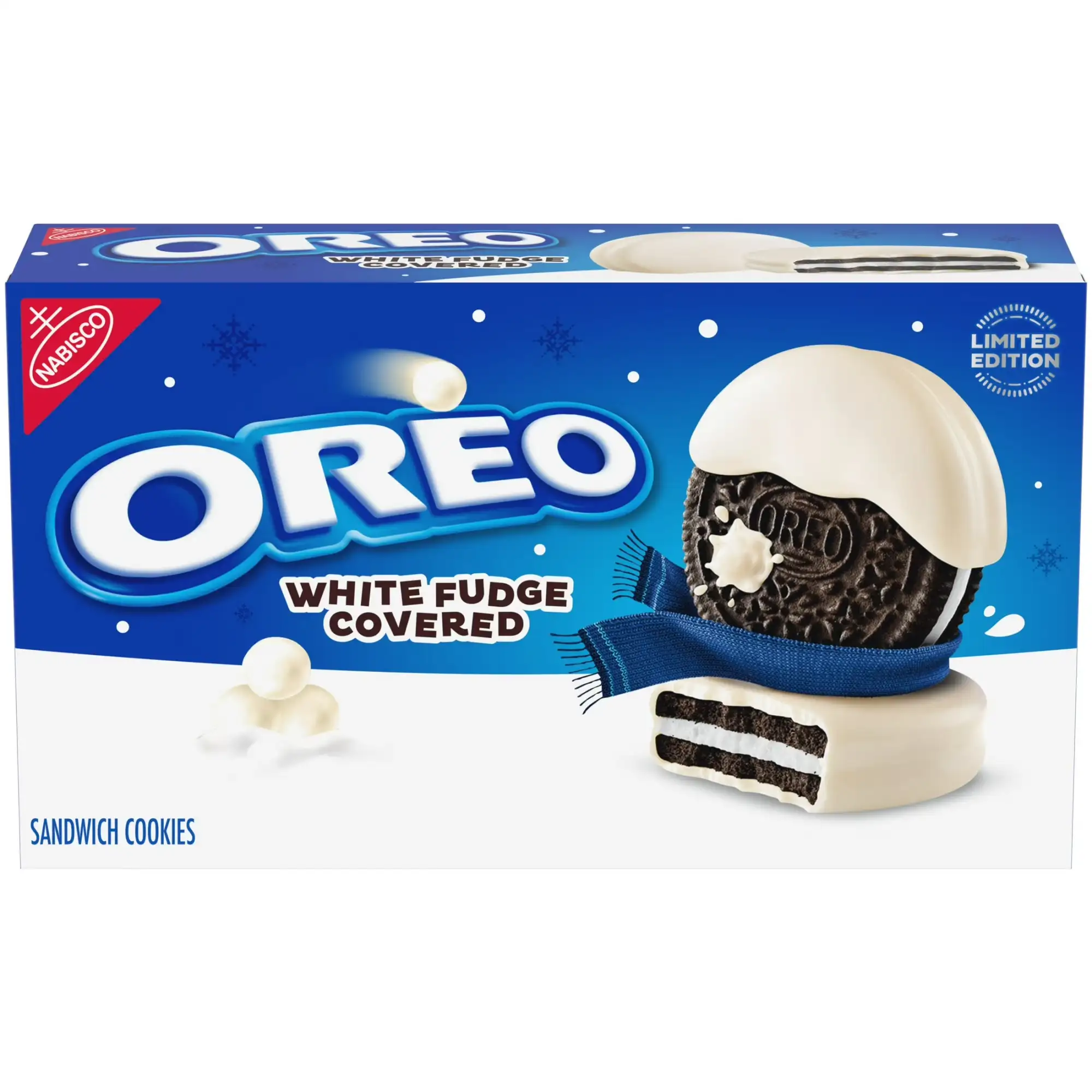 Biscuits OREO enrobés de chocolat blanc